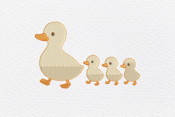 Duck Family Parade Embroidery: A Craft Fair Review