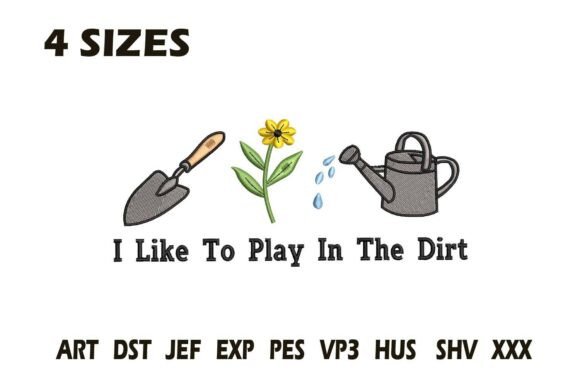 Gardening Embroidery Design Review for Apparel