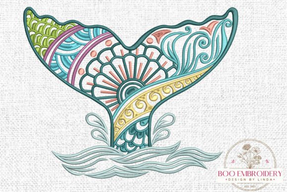Mandala Whale Tail Embroidery Review