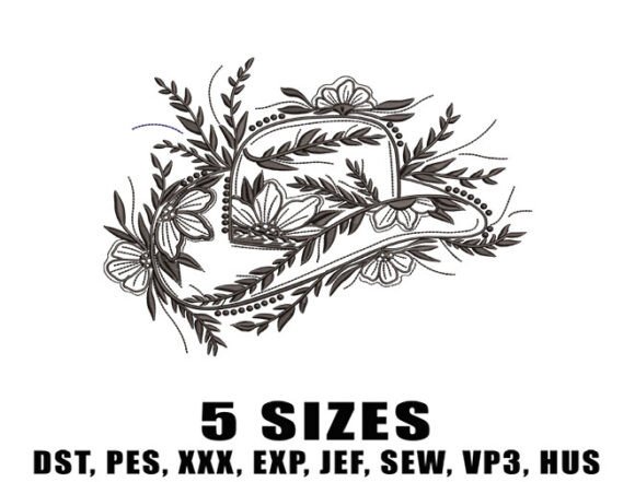 Review: Floral Cowboy Hat Embroidery for Craft Fairs