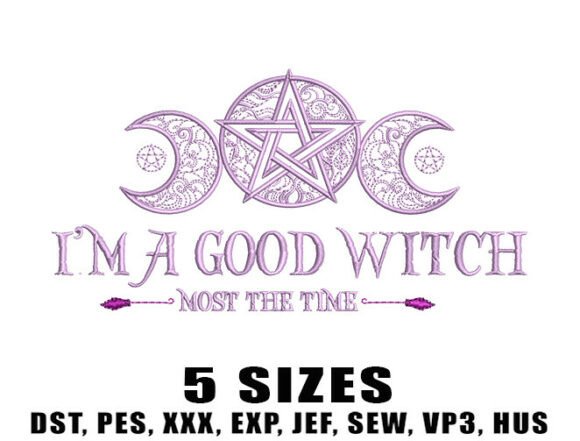 Review: Good Witch Embroidery Design for Makers