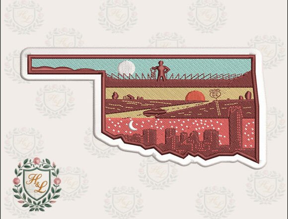 Review: Layers of Oklahoma Embroidery Files