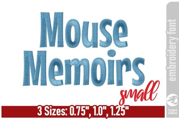 Review: Mouse Memoirs Cute Embroidery Font - S