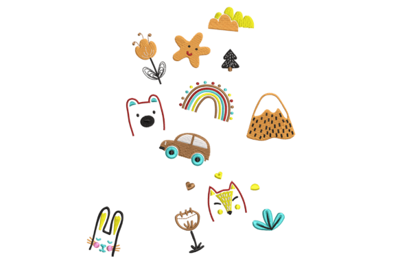 Reviewing Cute Doodle Embroidery Set for Boutique Sweatshirts
