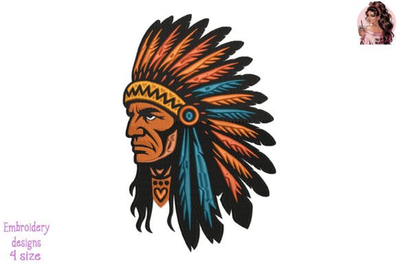 Reviewing Fiery Tribal Chief Embroidery for Holiday Sales