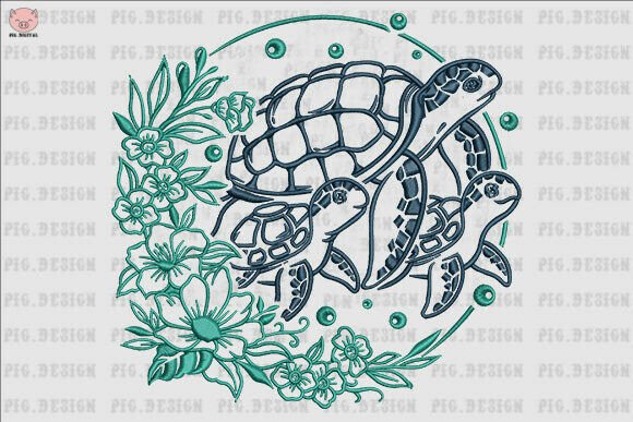 Reviewing Sea Turtle Embroidery for Custom Gifts
