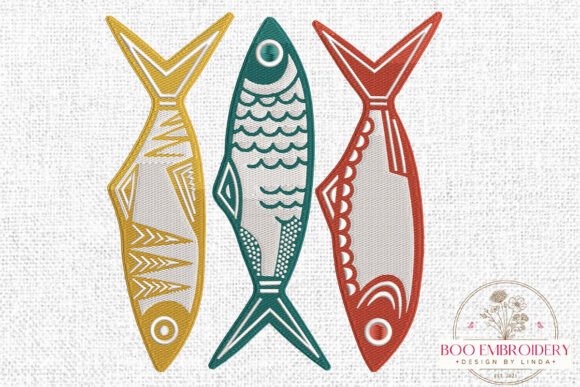 Reviewing the Folk Fish Embroidery Design for Gifts