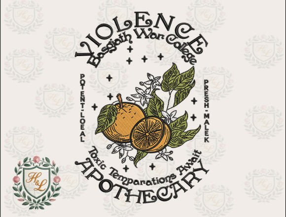Reviewing Violence Apothecary Embroidery Files
